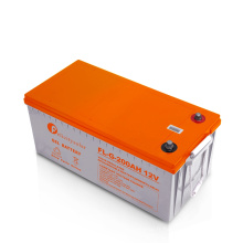 200AH 12V Batterie de stockage d&#39;énergie solaire en gel pour le système solaire domestique avec une vanne régulée